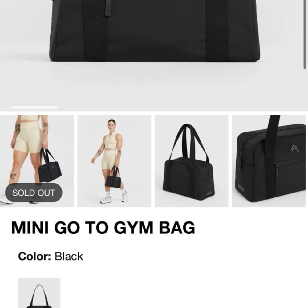 ONER active Mini Go To Gym Bag - Black